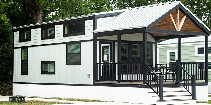 Loft-style park model home in Maysville, North Carolina
