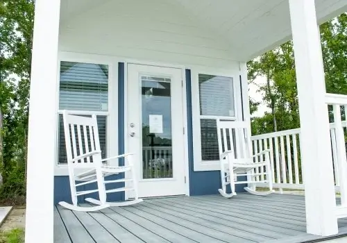 Eagle Loft 11341A park model home for sale in Maysville, North Carolina with vaulted ceilings and open-concept living